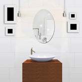 Oval Shape Mirror Wall Sticker